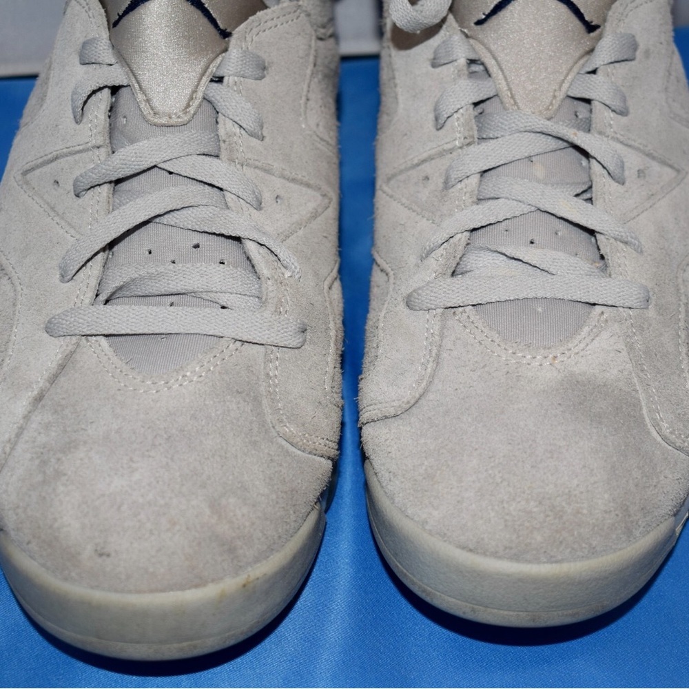 Mens Air Jordan Mid Georgetown Retro Size 3 Grey Sneakers CT J3 - Picture 2 of 2